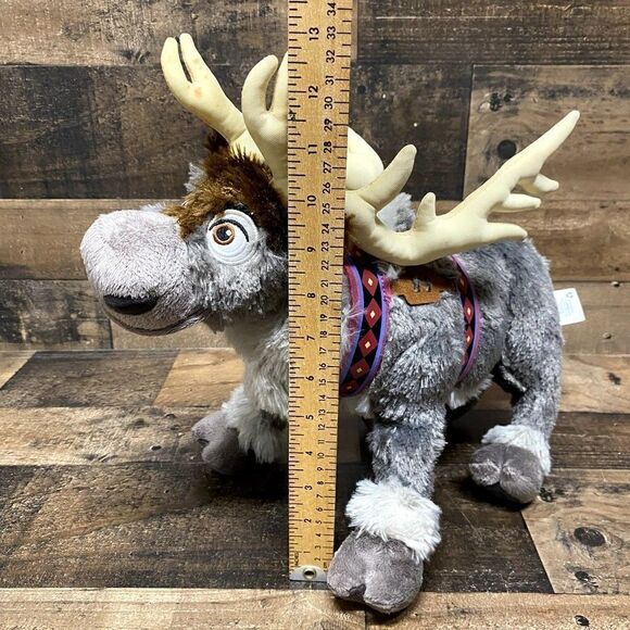 Disney Store Exclusive 16" FROZEN Reindeer Sven Plush Stuffed Animal - Picture 4 of 8